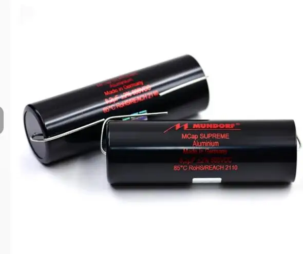 Condensadores de Audio de aluminio clásicos SUPREME Mcap, divisor de frecuencia, Original de Alemania, mundorf-mcap, 2 unidades por lote, envío gratis