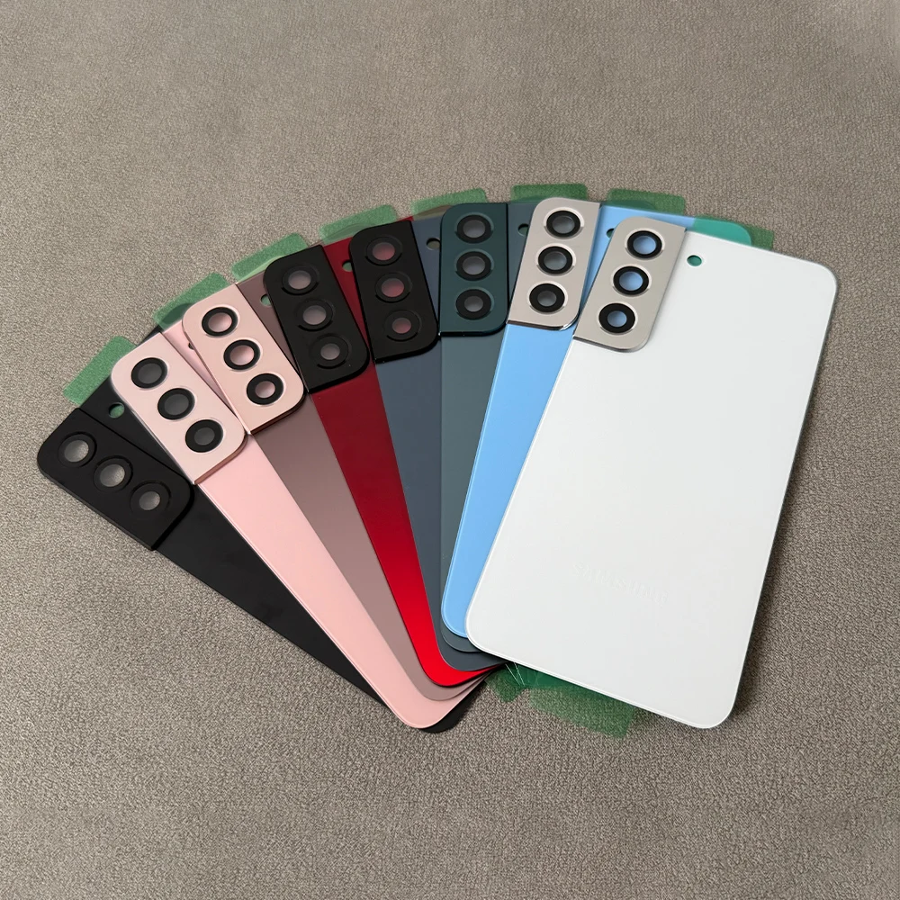 Carcasa Trasera de Repuesto para Samsung Galaxy S22, Tapa de Batería, Panel Trasero para S22 SM-S901