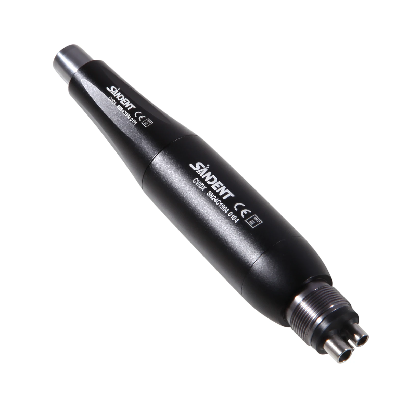 Pieza de mano para profilaxis de higiene dental 4:1 360 °   Ángulo disponible del cono de la nariz recta del motor de aire de los agujeros giratorios 2/4/íngulos de profilación