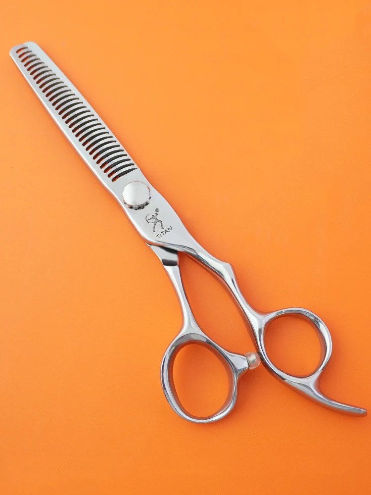 Tijeras de Peluquería Profesionales TITAN de Alta Gama, Tijeras para Adelgazar el Cabello