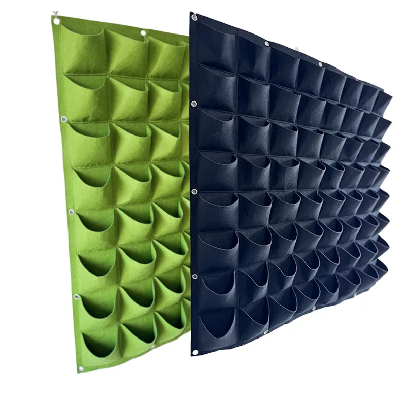 Nuevos bolsillos para colgar en la pared, bolsas para plantar, maceta para el hogar, bolsa de cultivo para jardín, macetero Vertical, maceta para plantas de Suculentas, decoración del hogar