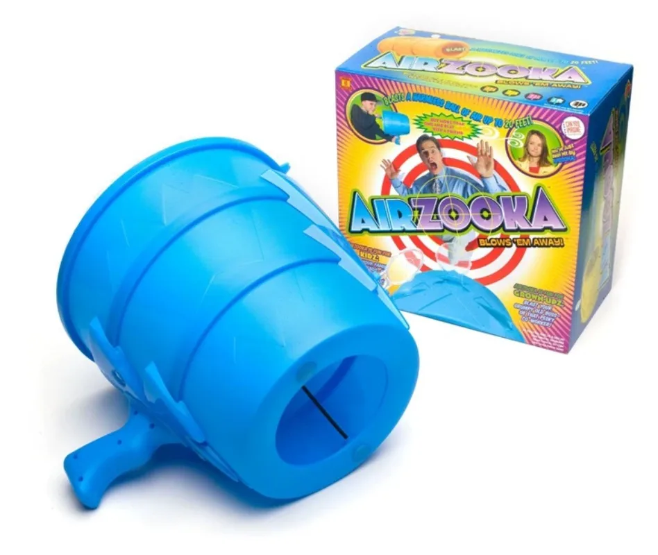 Cañón de Aire AIRZOOKA Original Americano para el Día del Niño, Juguete Divertido, Creativo, Tecnológico, Coleccionable, Regalo
