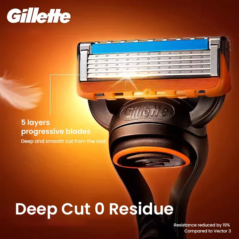 Juego de Afeitadoras Gillette Fusion 5, 5 Cuchillas Ultrafinas, Tira Lubricante, Recortador Trasero, Múltiples Especificaciones Disponibles