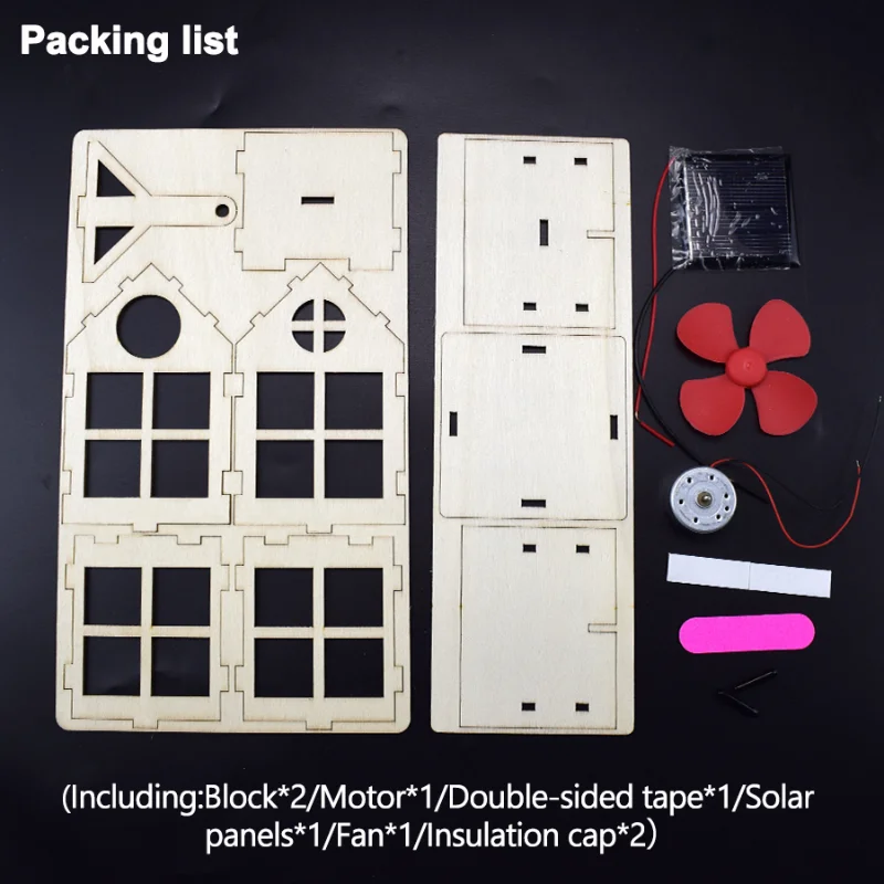 Juguete Solar para niño, molino de viento, ciencia, Kit educativo de física DIY para chico, modelo 2 en 1, tecnología de energía Solar, regalo de tallo de experimento
