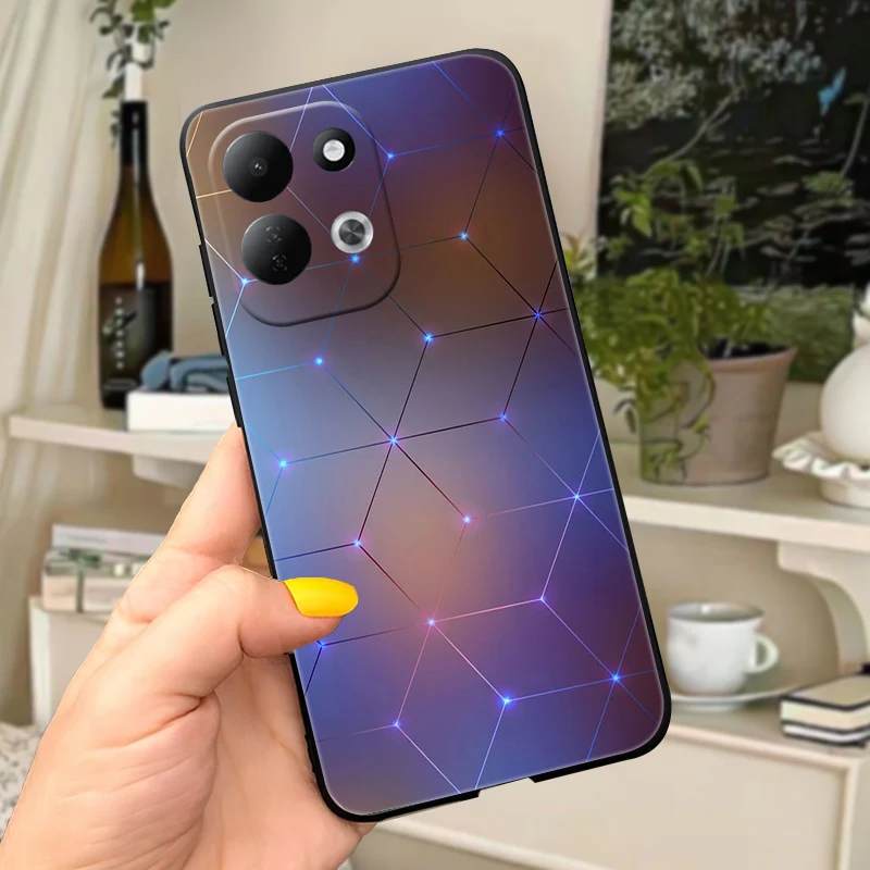 Funda para Xiaomi Redmi 17 4G 5G de silicona de lujo con estampado bonito, suave, de TPU, para la parte trasera del teléfono Redmi17, a prueba de golpes, funda protectora.