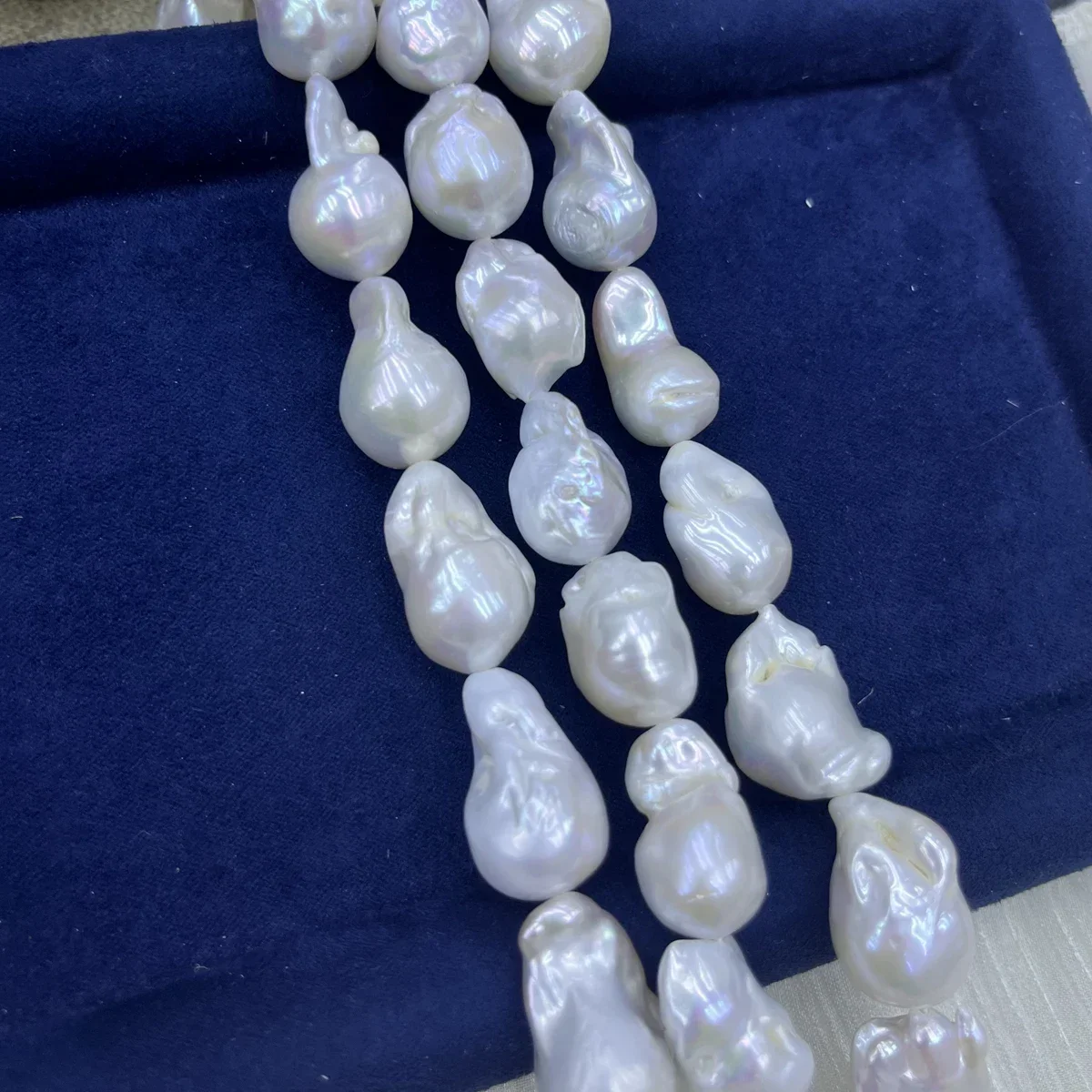 Perlas Naturales de Agua Dulce Barrocas en Forma de Cola de Pez de 16x17mm-18x30mm, Venta al por Mayor de Fábrica, para Fabricación de Joyería, Collares, Pulseras y Accesorios DIY