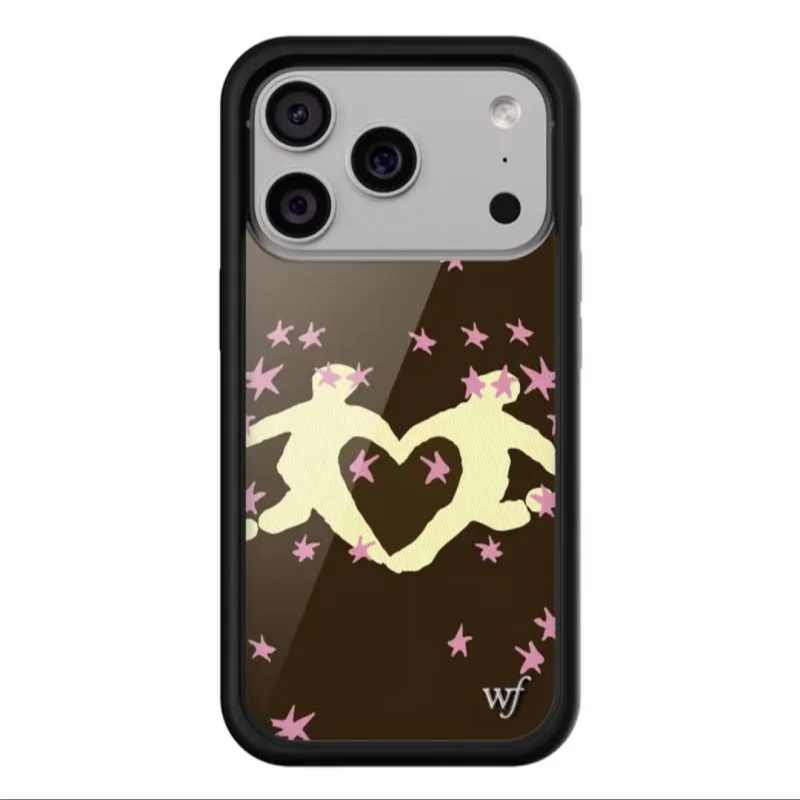 Nueva Funda para Teléfono Wilds Flowers Ins Soulmate para iPhone 11 12 13 14 15 16 17 Pro Max Plus Air WF con Formas Geométricas de Colores
