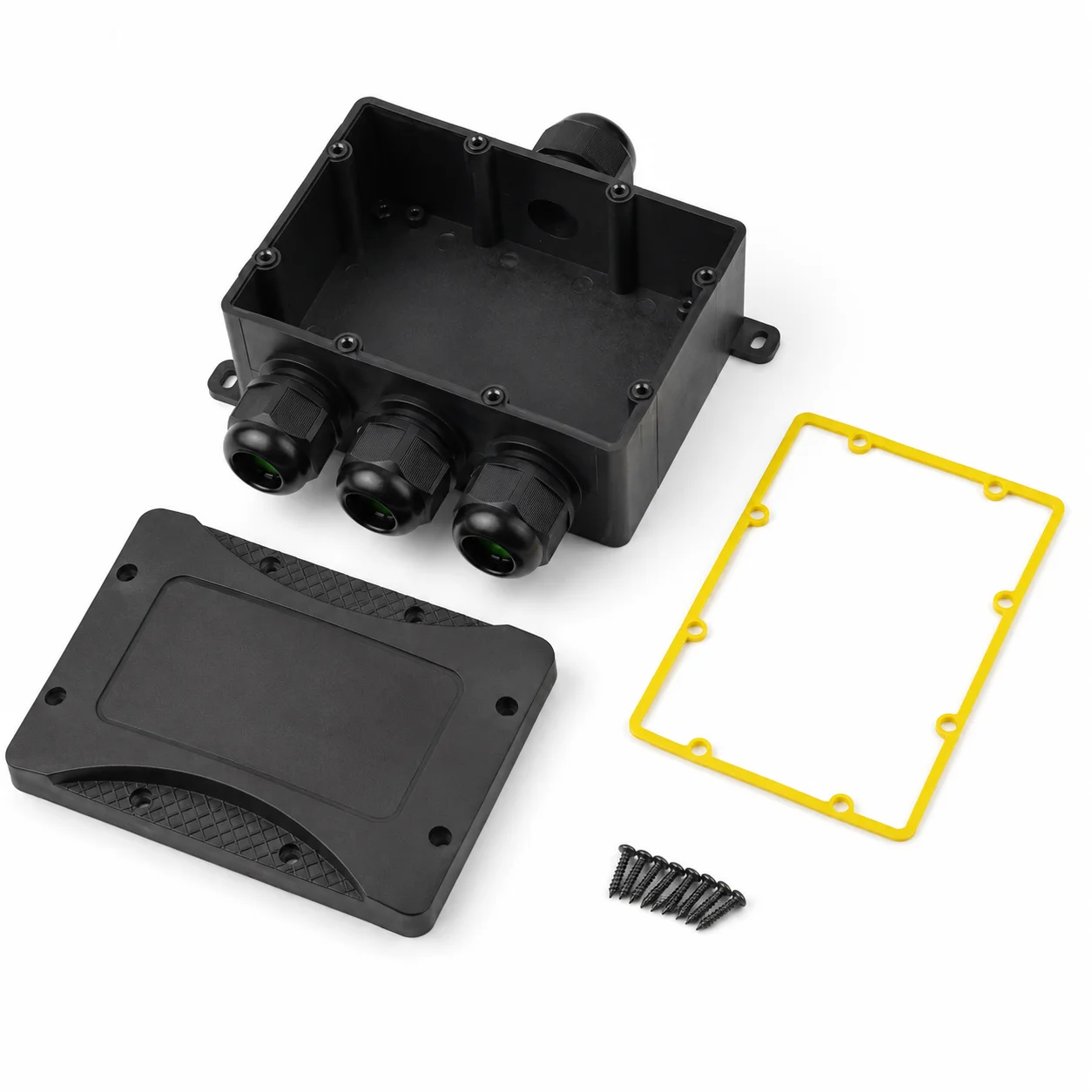 Caja de Conexiones Eléctrica para Exteriores IP68 de 2-8 Vías, Caja de Empalmes Múltiples M25, 450V, para Cableado de Distribución de Energía