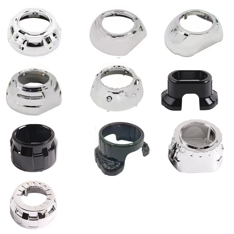 SANVI 2,5 pulgadas 3 pulgadas BI xenón/proyector LED lente máscara cubren accesorios de luz de coche