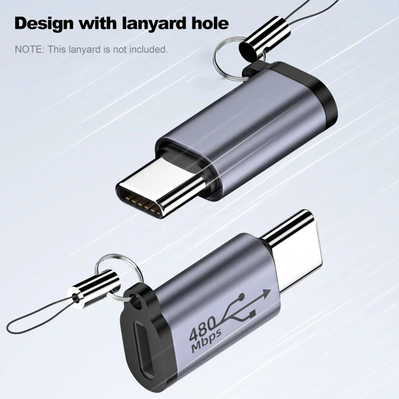 Adaptador USB tipo C a Micro USB macho a USB C hembra, convertidores para Xiaomi, Samsung, Cable de datos del cargador