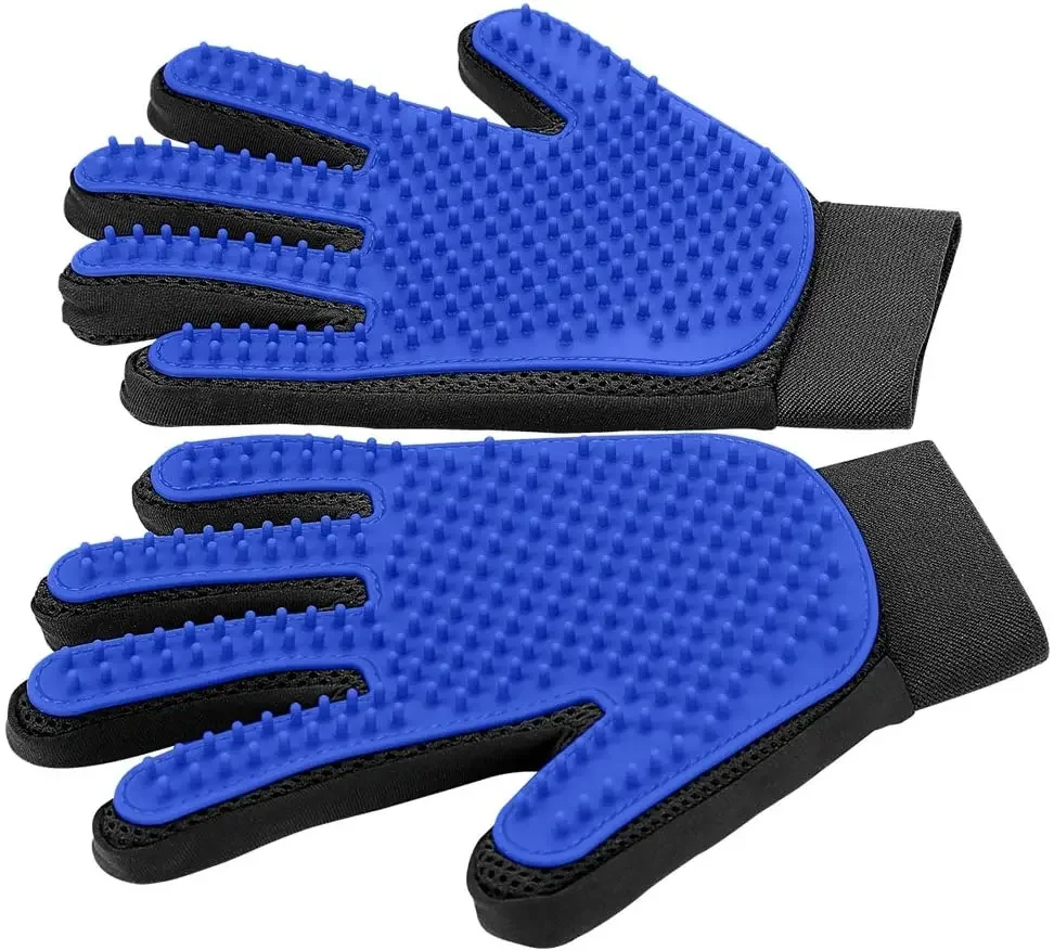 Guante de cuidado para mascotas, eliminador de pelo suave y eficiente para mascotas, accesorios para gatos, guantes para perros y gatos, productos para mascotas, suministros para gatos