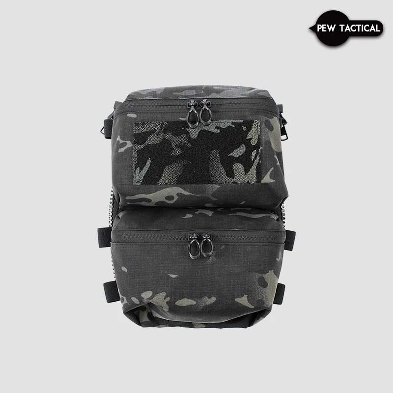 Panel trasero táctico PEW, bolsa doble PEWTAC FCPC V5 Airsoft BP04