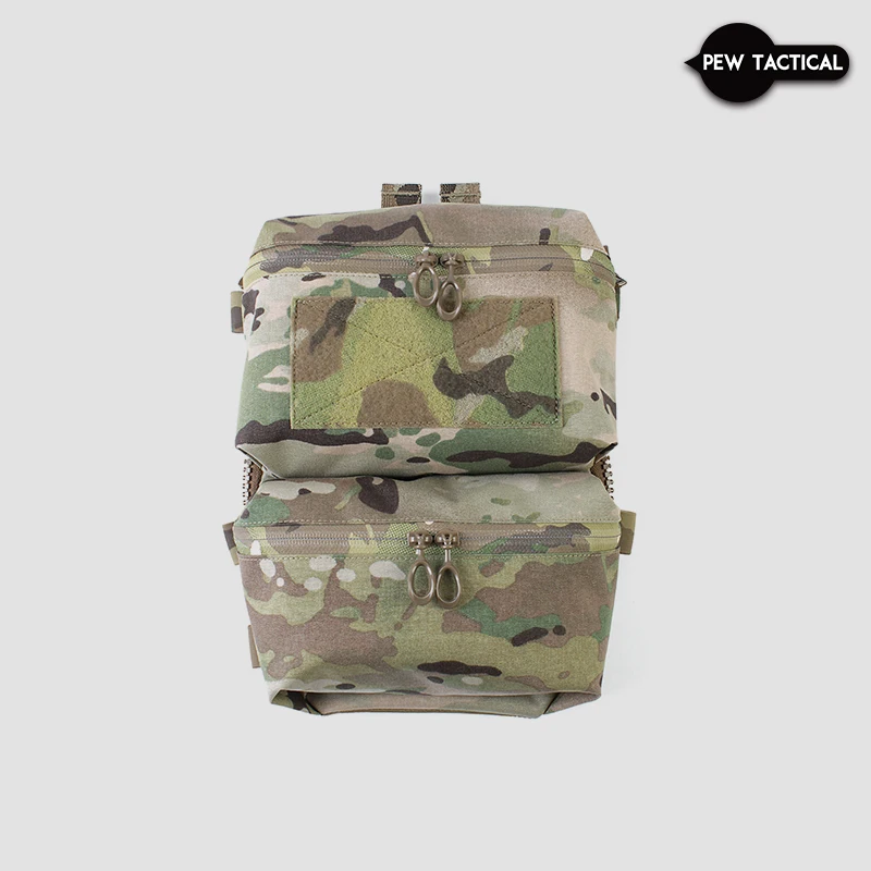 Panel trasero táctico PEW, bolsa doble PEWTAC FCPC V5 Airsoft BP04