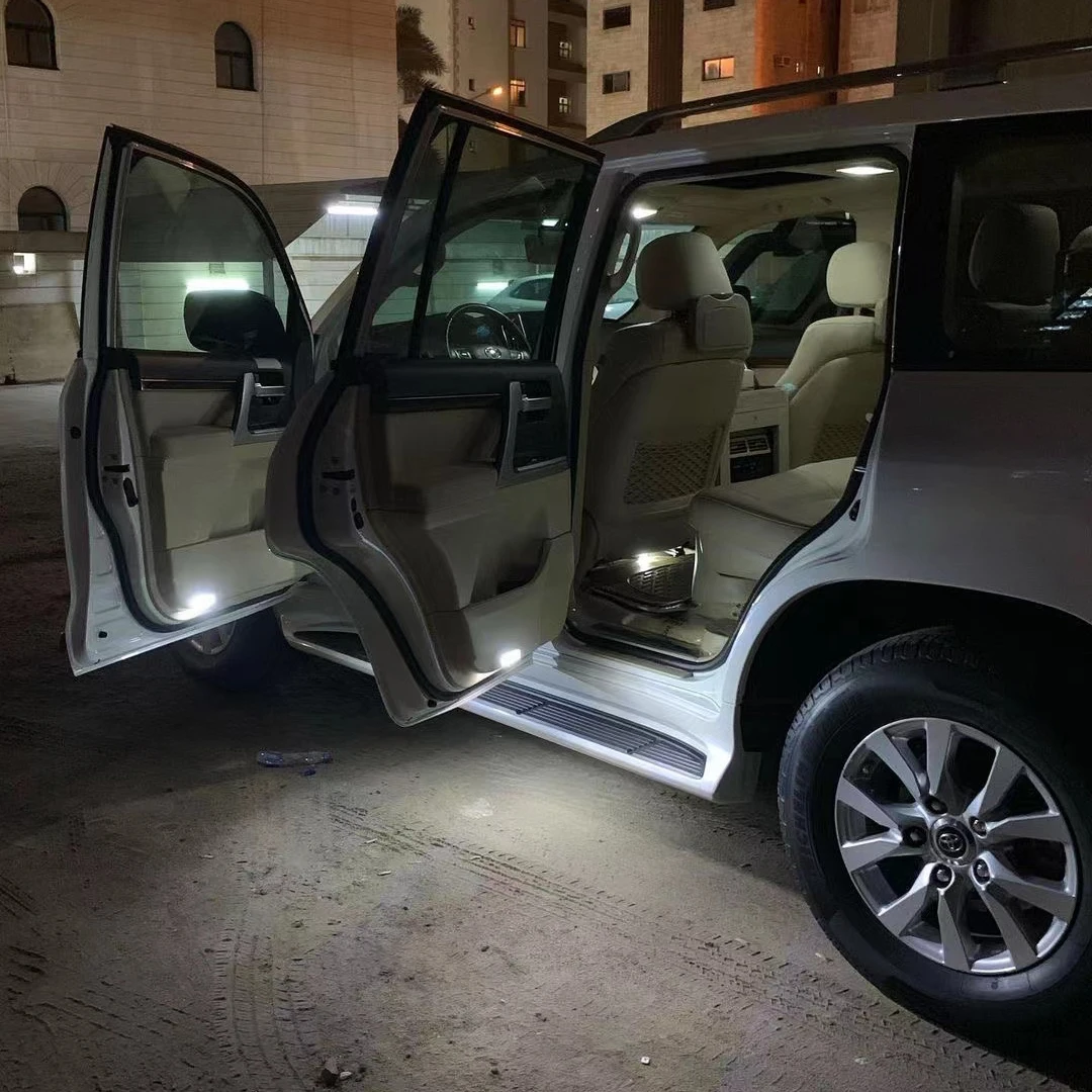 Kits de luces LED para puerta de coche, accesorios para Lexus GX460 LX570 LX470 Toyota Land Cruiser 200 Prado 150 Camry
