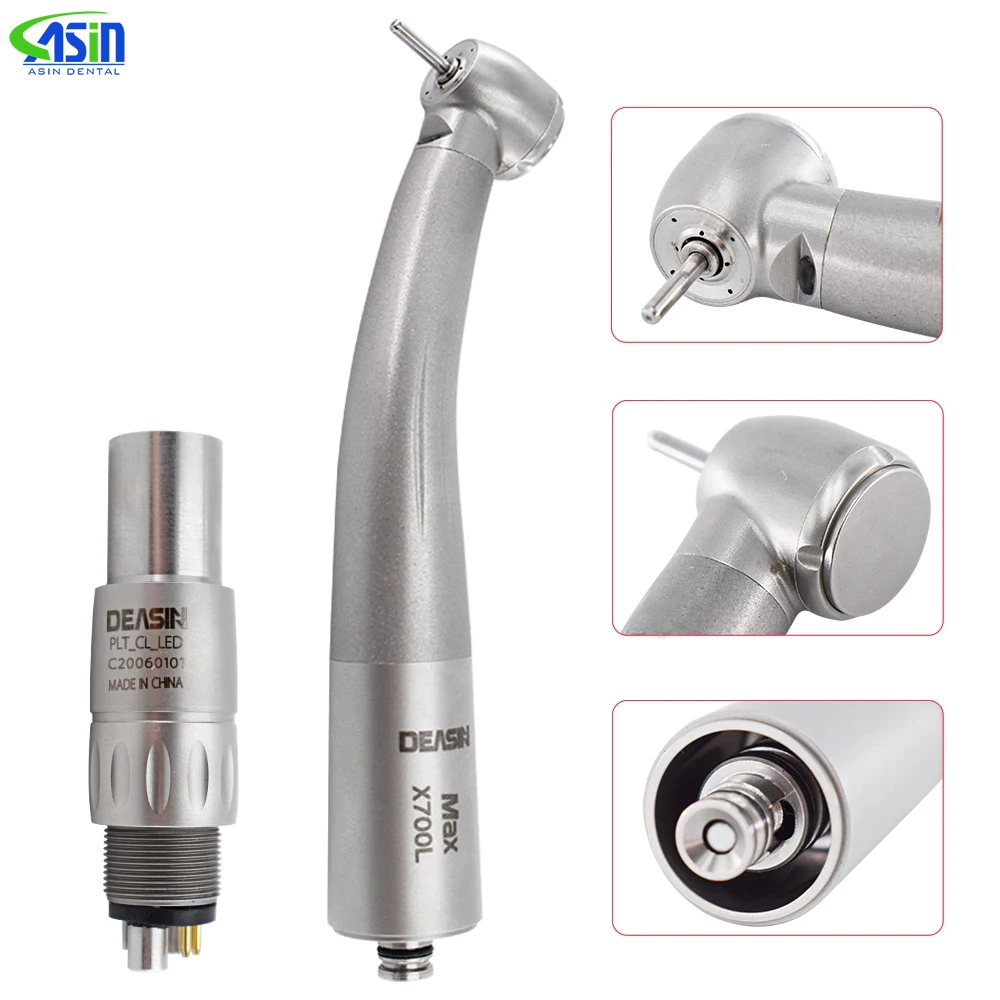 Pieza de mano clínica Dental con tecnología de fibra óptica LED, herramienta esencial de turbina de aire para tratamiento de dentistas, pacientes y odontología