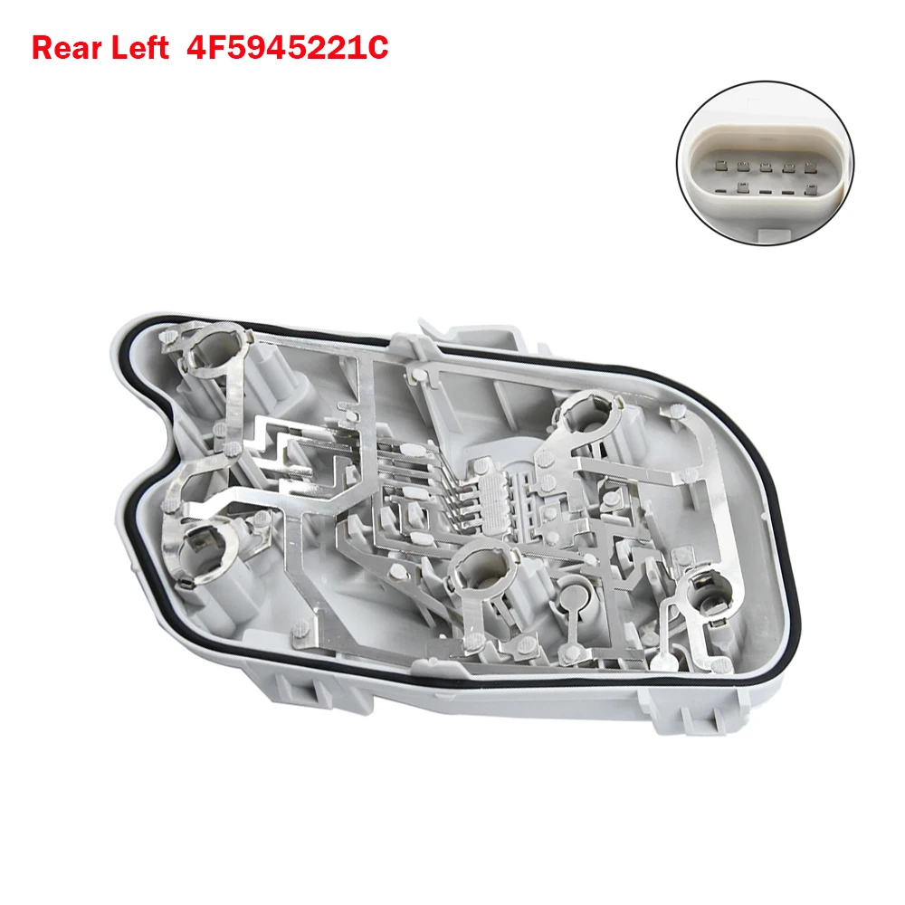Portalámparas de bombilla de luz trasera izquierda o derecha para AUDI A6 C6 SALOON 2004-2008 4F 5945221 C 4F 5945222 C