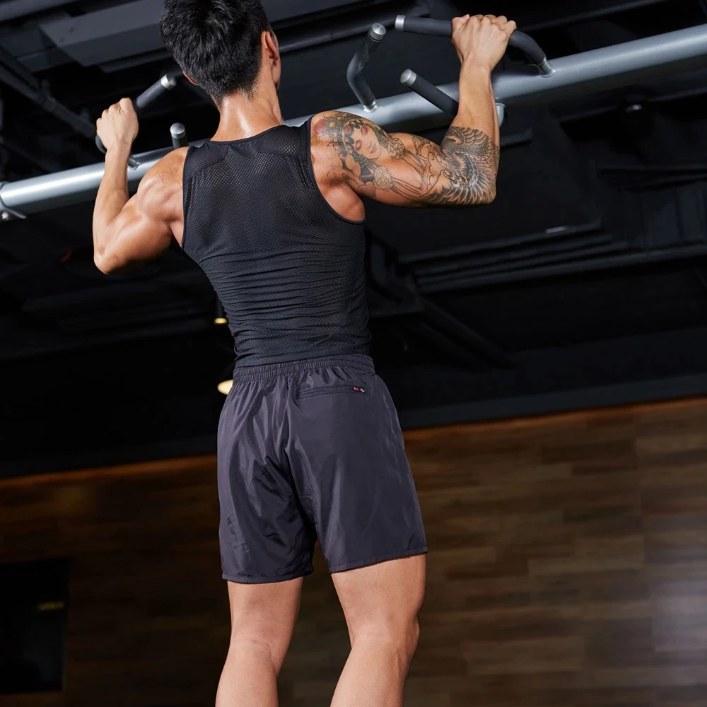 RION-Camiseta sin mangas para hombre, chaleco transpirable de secado rápido para ciclismo, camisetas activas para Fitness, gimnasio, camisas masculinas de verano