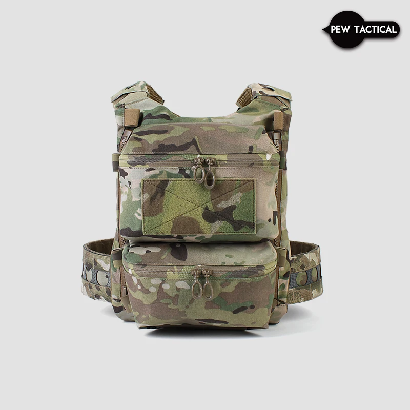 Panel trasero táctico PEW, bolsa doble PEWTAC FCPC V5 Airsoft BP04