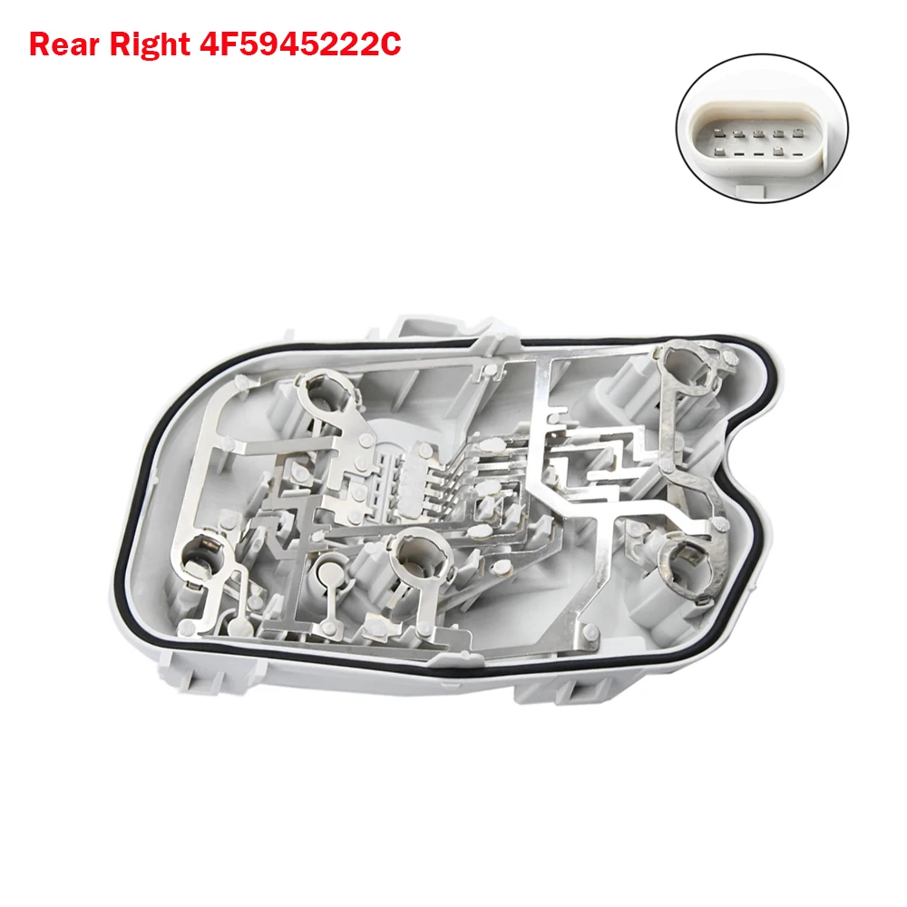 Portalámparas de bombilla de luz trasera izquierda o derecha para AUDI A6 C6 SALOON 2004-2008 4F 5945221 C 4F 5945222 C
