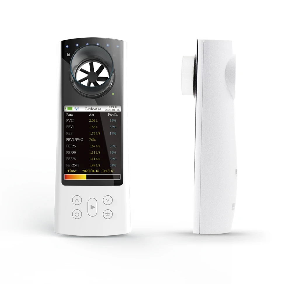 CONTEC Espirómetro Digital Bluetooth SP80B Espirometría Vitalógrafo Diagnóstico de Respiración Pulmonar + Software para PC