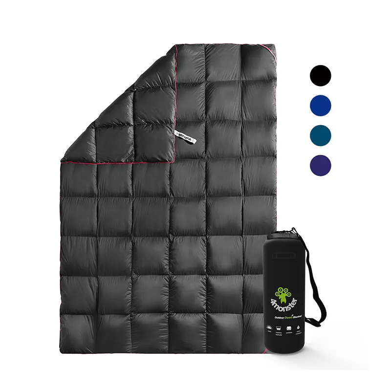 Colorido pato abajo al aire libre Camping Manta, impermeable, a prueba de viento, usable, colchón de senderismo para adultos, Campcamp, Multi-tamaño
